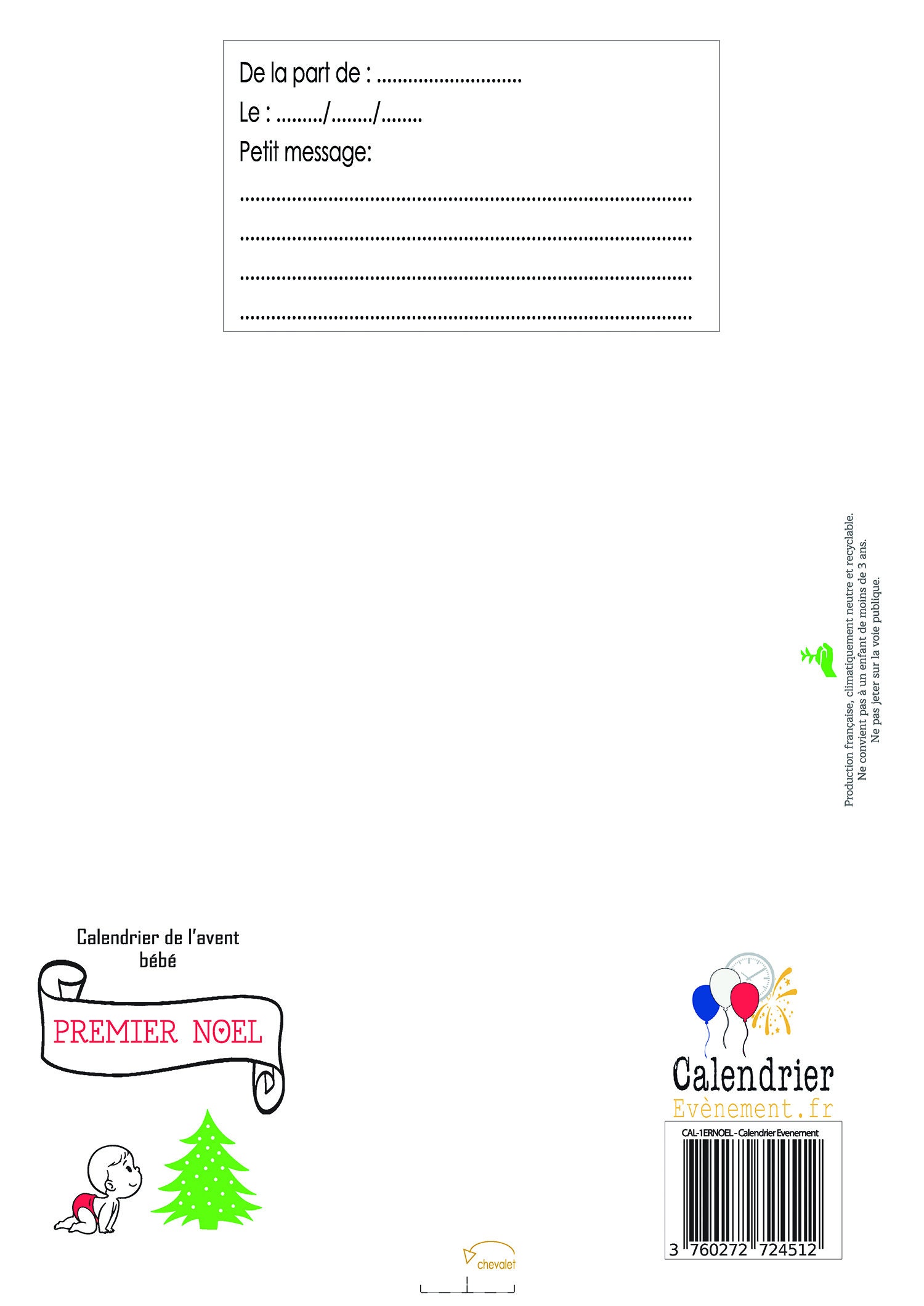 Shop Small Advent Calendar: 25 Days Of Christmas Empty Advent Calendar