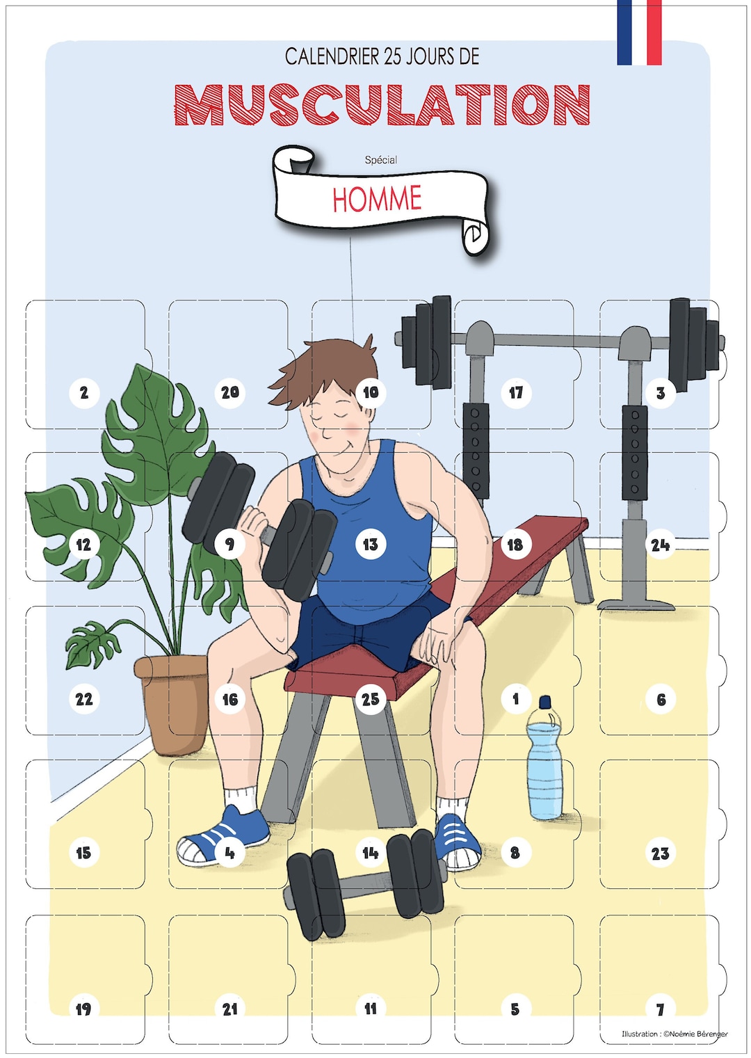 Men's Bodybuilding Advent Calendar Event Calendar - Etsy