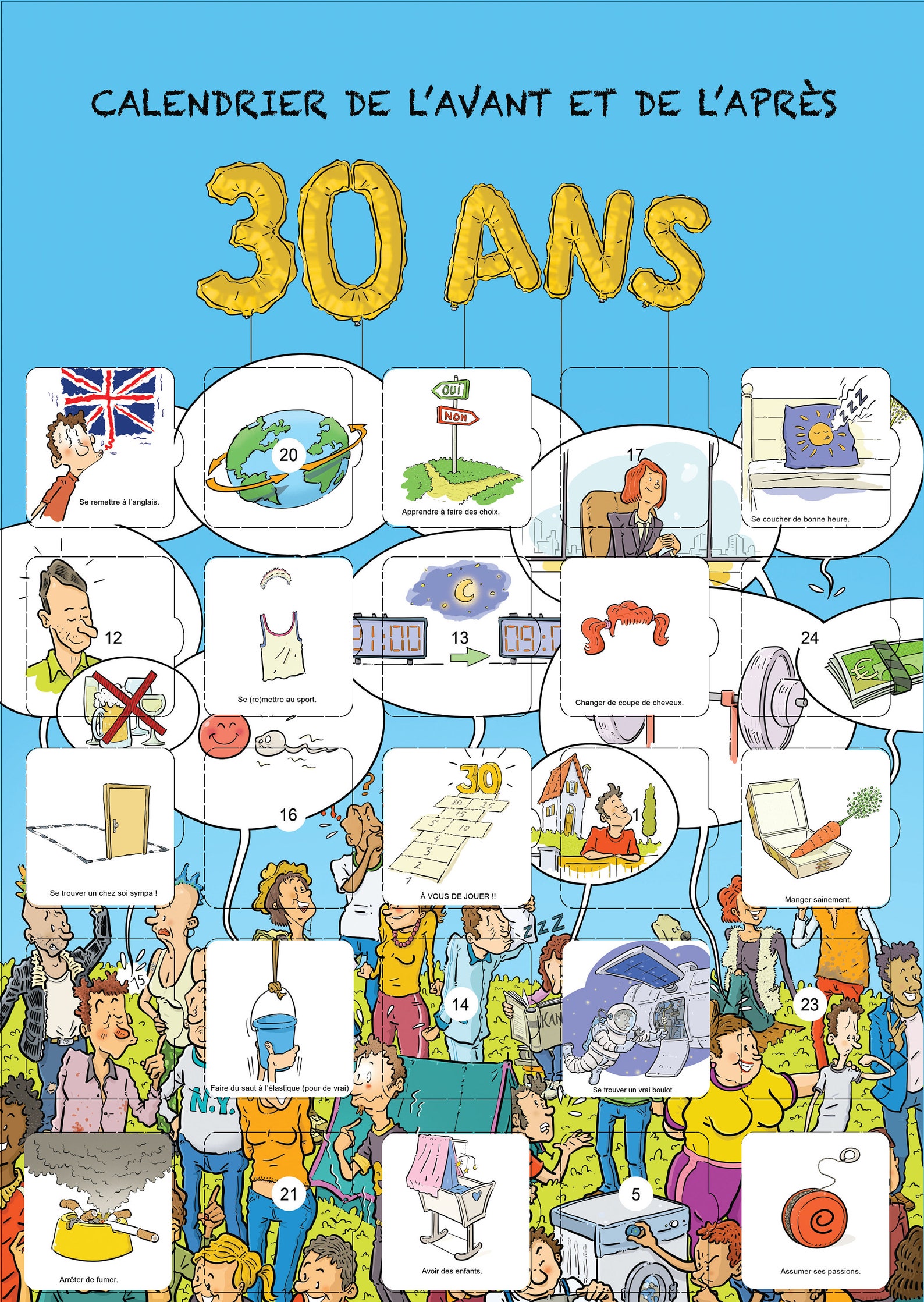 30year Map 30year Calendar Before or After Anniversary 25 Resolutions