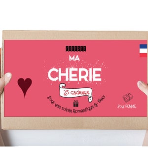 Regalo especial pareja de mi querida Caja de 25 sorpresas y retos para compartir en pareja CHERIE