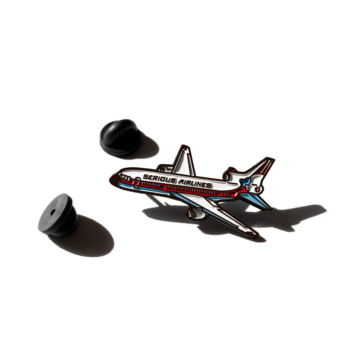 Airplane enamel pin Etsy