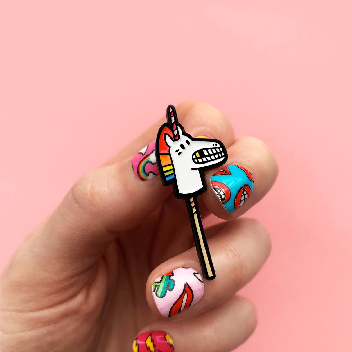 Hobby horse enamel pin | Etsy