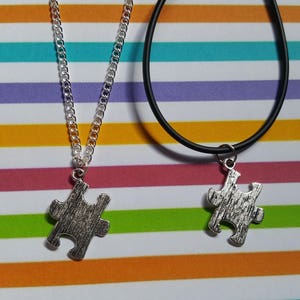 Jigsaw necklace, Jigsaw, Puzzle piece, Pendant necklace, Quirky jewellery, Whimsical jewellery, Unusual gift idea