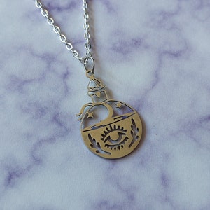 magical potion necklace, potion necklace, potion pendant, magic, mystical, halloween jewellery, potion, witch, witchcraft