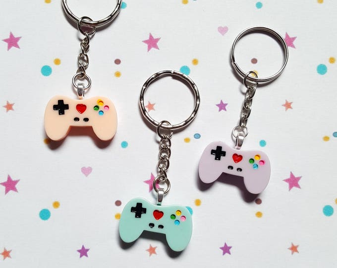 Game Controller Keyring Gamer Keyring Game Controller Gamer Etsy