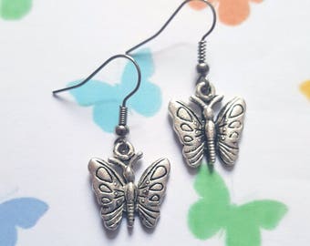 Butterfly earrings, Butterfly jewellery, Insect earrings, Dangle earrings, Butterfly, Butterflies, Nature, Butterfly gift, Insects