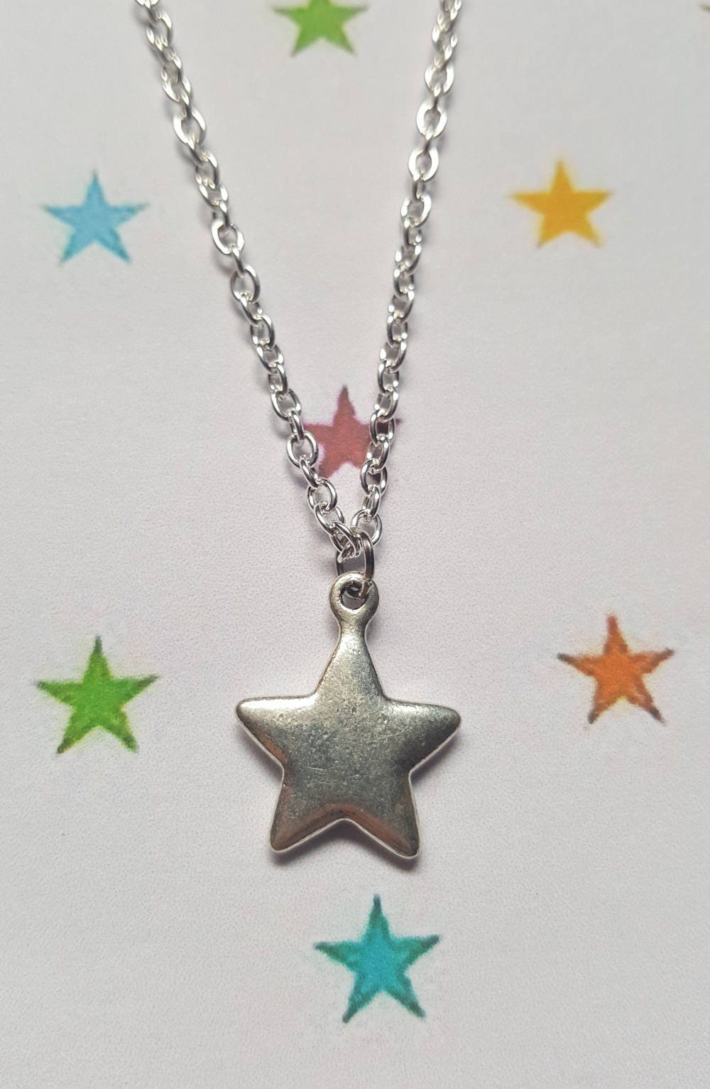 Star Necklace, Star Pendant, Pendant Necklace, Star, Star