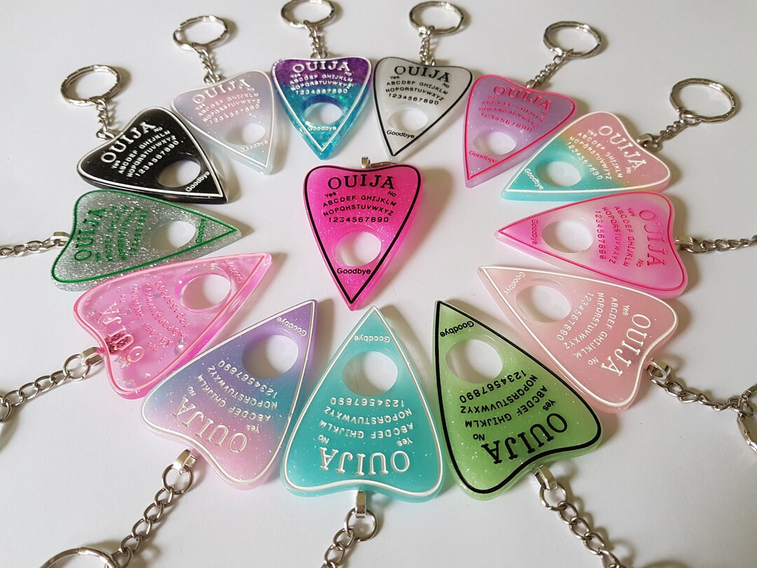 Ouija Planchette Keyring, Planchette Keyring, Ouija Keyring