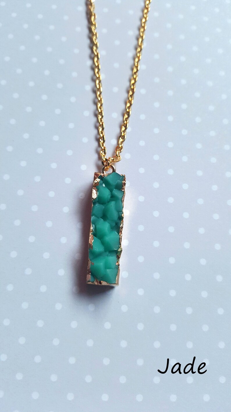 Pendant necklace Druzy pendant Faux druzy Resin druzy Druzy Druzy necklace Gold plated Resin druzy necklace