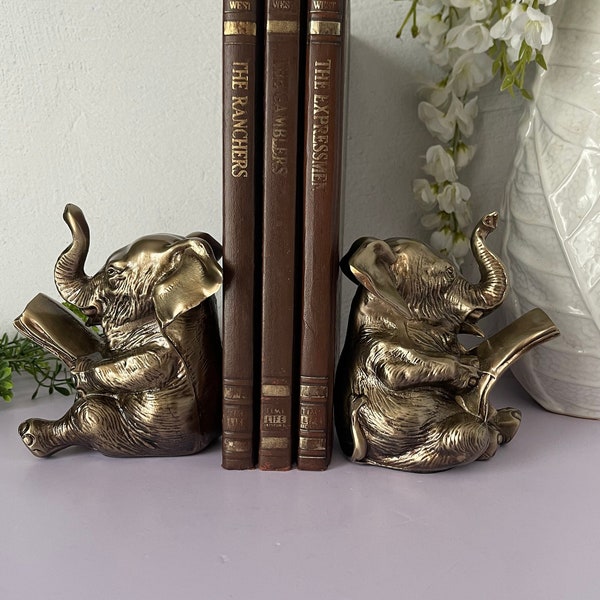 Elephant Bookends Etsy