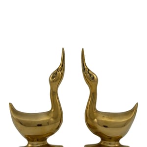 Vintage Brass Geese-A Pair
