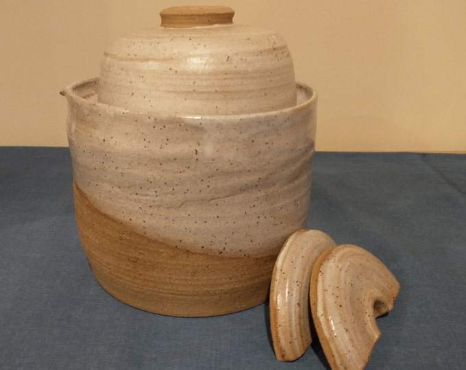 Half Gallon Water Seal Fermentation Crock Holds 8 Cups Etsy