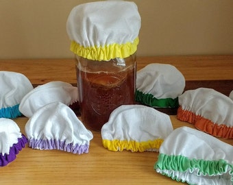 Mousselinepot gistingsdop, kombucha-zuurdesemdeksel
