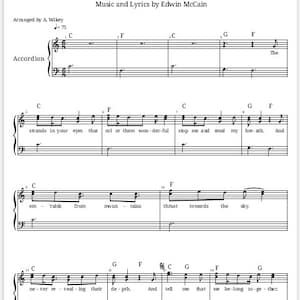 I&#39;ll Be by Edwin McCain Accordion Sheet Music