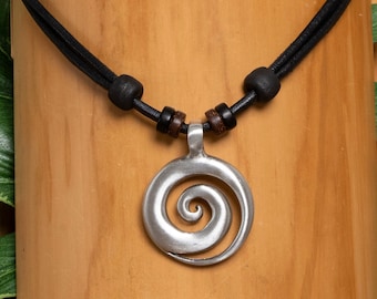 Surfer Chain Leather Chain Necklace Men Women Surfer Necklace