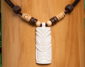 Collier surfeur Tiki Tiki collier Nouvelle-Zélande collier en cuir collier surfeur collier en cuir collier hommes femmes HANA LIMA