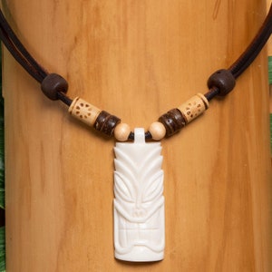 Surfer necklace Tiki Tiki necklace New Zealand leather necklace surfer necklace leather necklace necklace men women HANA LIMA