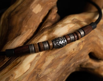 Leather Surfer Men's Women's Woman Man Adjustable Length Stainless