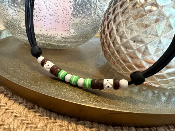 Collana Da Surfista Catena In Pelle Collana Uomo Donna Gioielli Da Surf Collana Da Donna HANA LIMA - Italia