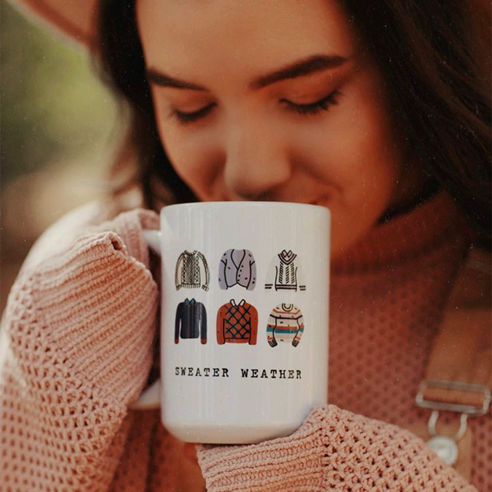 Sweater Weather Mug / Knives Out Inspired Autumn Coffee Mug Etsy
