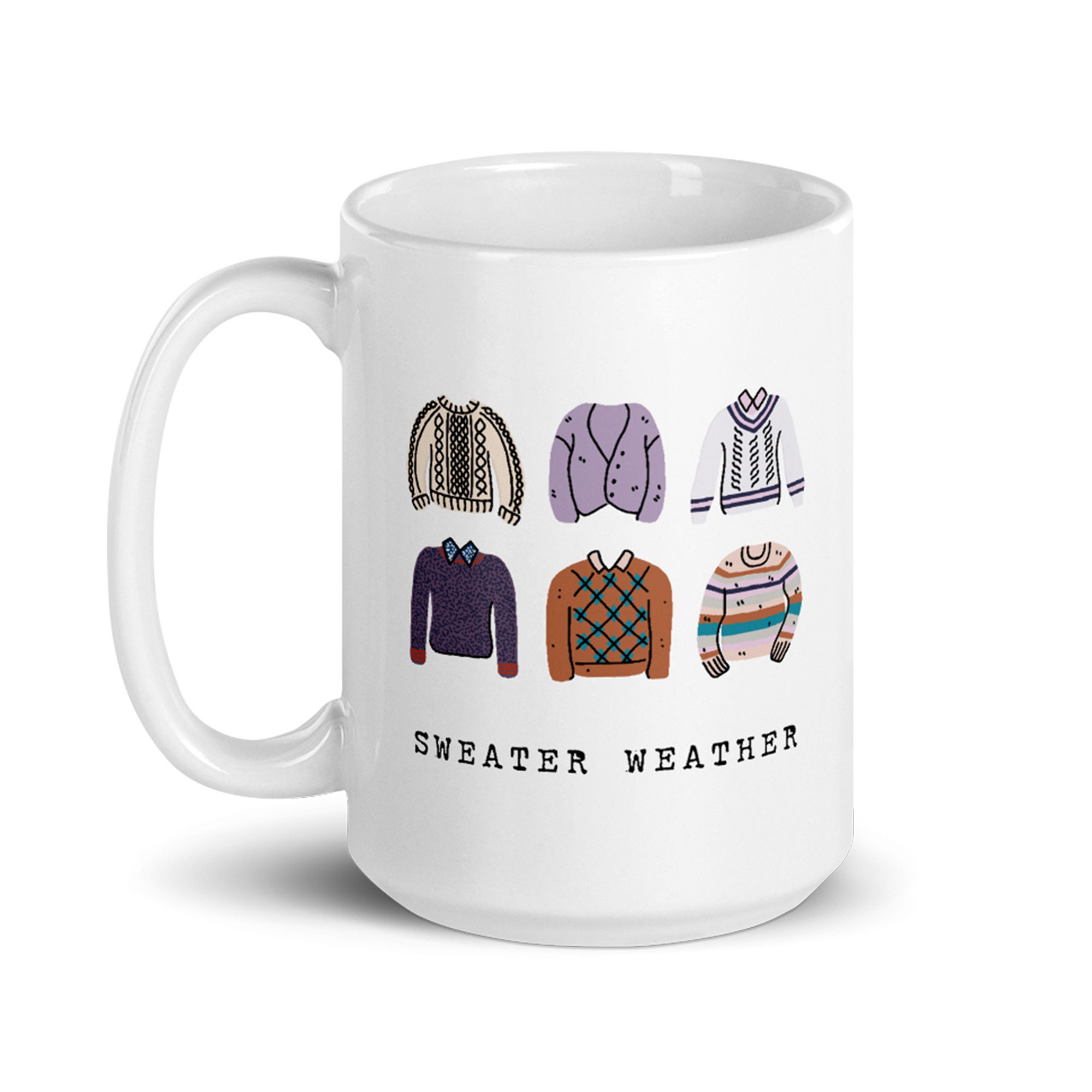 Sweater Weather Mug / Knives Out Inspired Autumn Coffee Mug Etsy