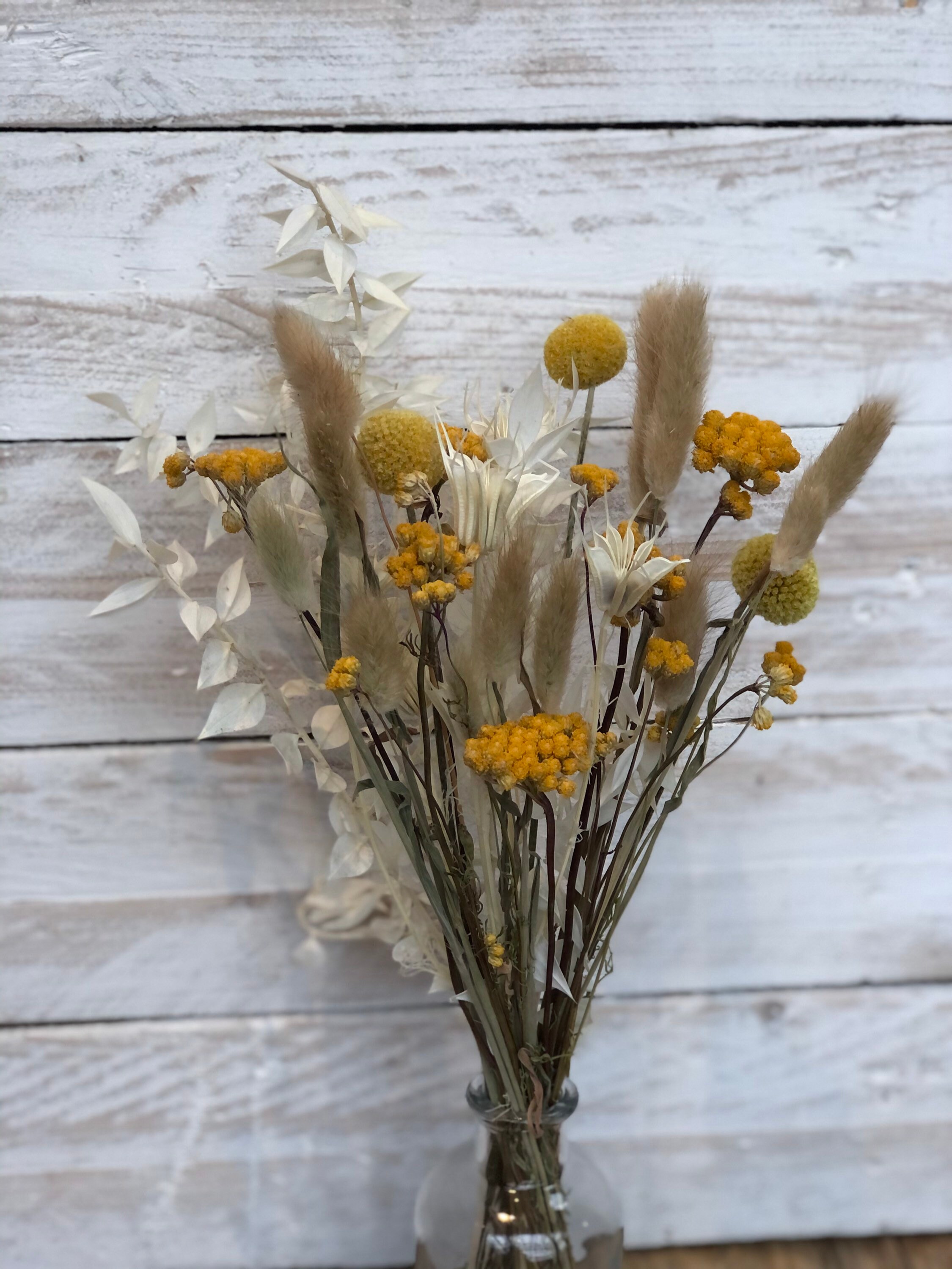 A pretty vase of dried flowers. Dried flowers with vase in Etsy