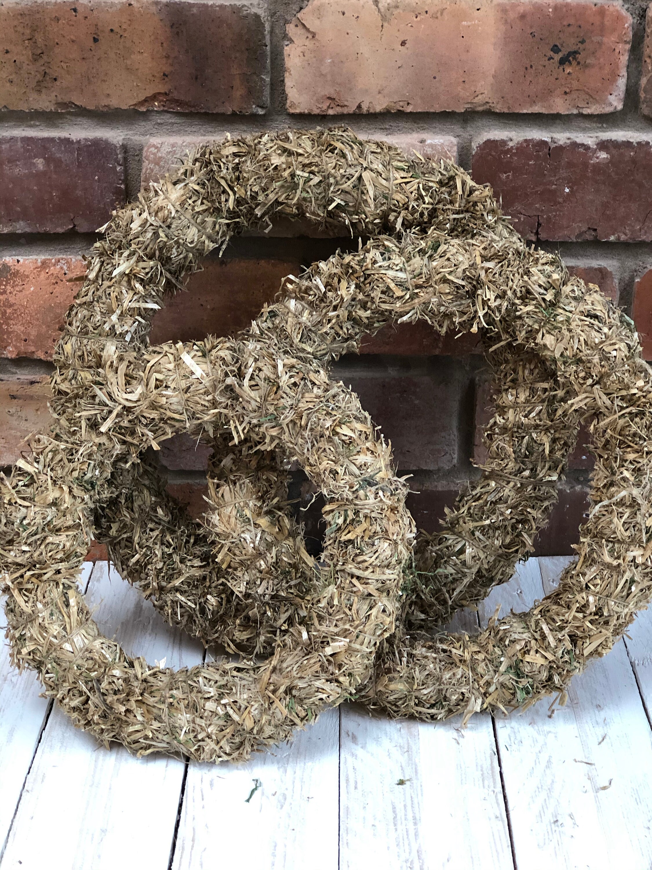 10 12 and 14 inch straw wreath. Perfect for Easter Spring or Etsy