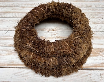 Mossed Wreath Ring. Christmas wreath, DIY door wreath, 25, 30 and 35 cm.