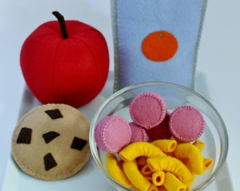 Macaroni & Cheese Felt Food Pattern