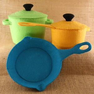 Felt Pots and Pans PDF Sewing Pattern