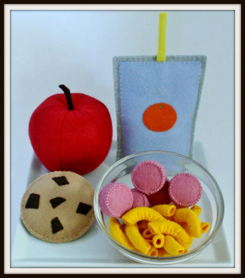 Adorable Felt Food Pattern Macaroni & Cheese DIY Felt Play Etsy