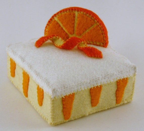 Lucious Mini Cakes Felt Food Pattern DIY Felt Play Food 
