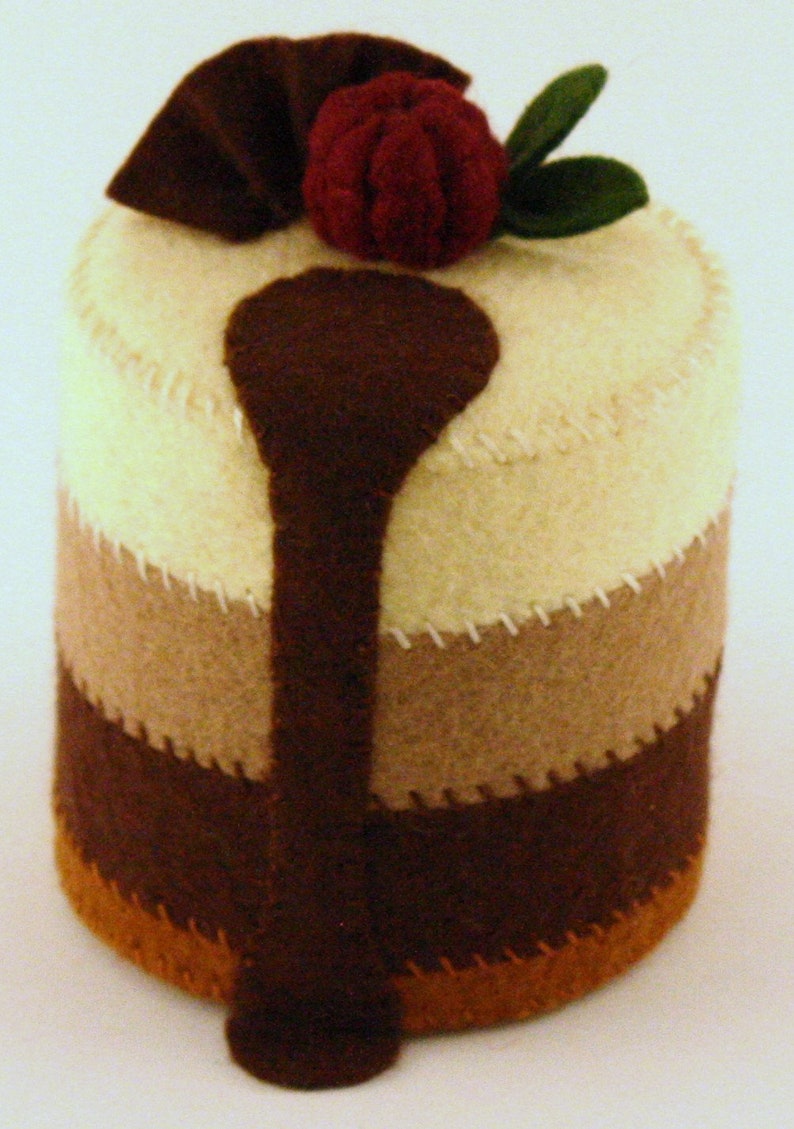 Lucious Mini Cakes Felt Food Pattern DIY Felt Play Food Etsy Canada