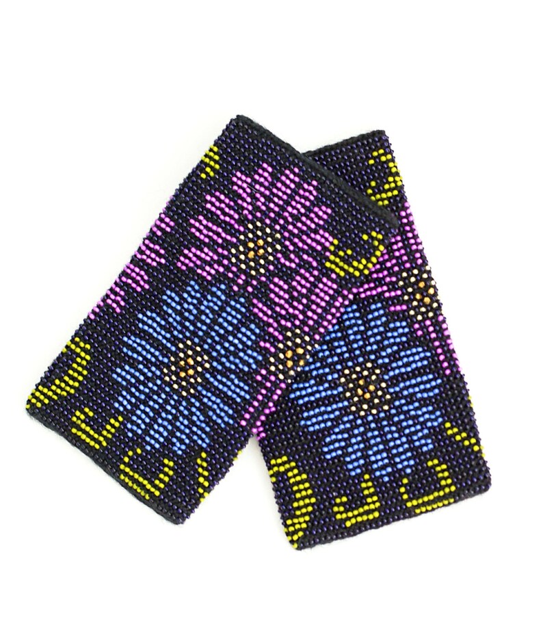 LUXURY Purple Color Wrist Warmers / Arm Warmers Decorated With Etsy UK