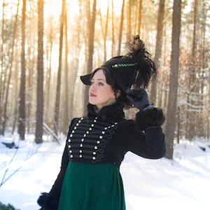 Regency Spencer or Redingote or Pelisse or Redingote. Empire Napoleonic Spencer. Regency jacket.