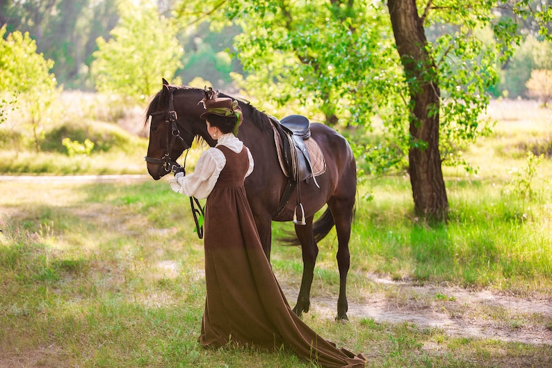 Riding Habit of Regency Period / Riding Skirt of Early 19th - Etsy