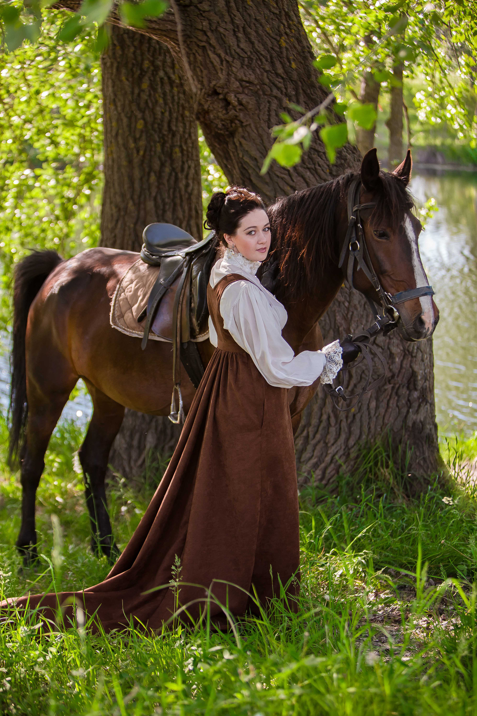 Western split cheap riding skirts