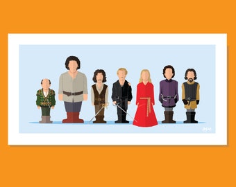 As you wish - The Princess Bride - A3 420x210mm Minimalist TV Television Movie Film Artwork Print Poster Character Portrait