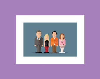 Póster minimalista de retrato de Buffy la Cazavampiros