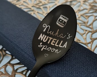 Personalized Engraved Stainless Steel Spoon: Nutella Gift