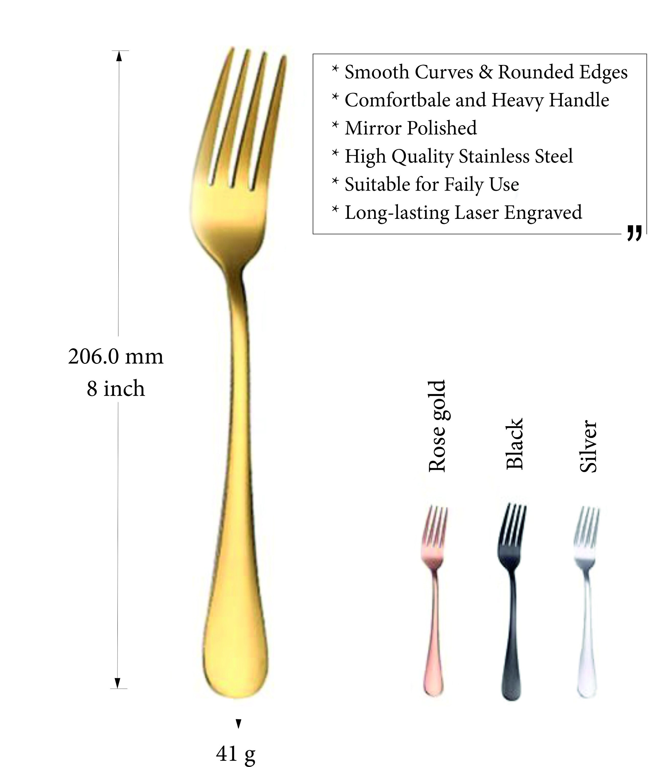 I Forking Love You, I Forking Love You Too! - Cute Wedding/Anniversary/Valentines/Every Day Hand Stamped Vintage Forks - View #10