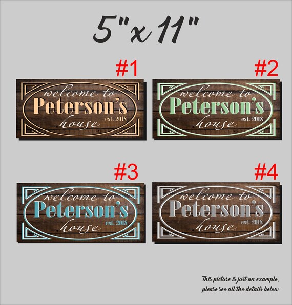 Portachiavi Da Parete Personalizzato In Legno Con Nome - Regalo Inaugurazione Casa E Matrimonio Con Ganci In Metallo - 5
