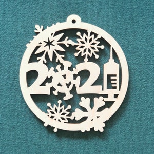 2021 Pandemic Ornament: Birch Plywood Gag Gift