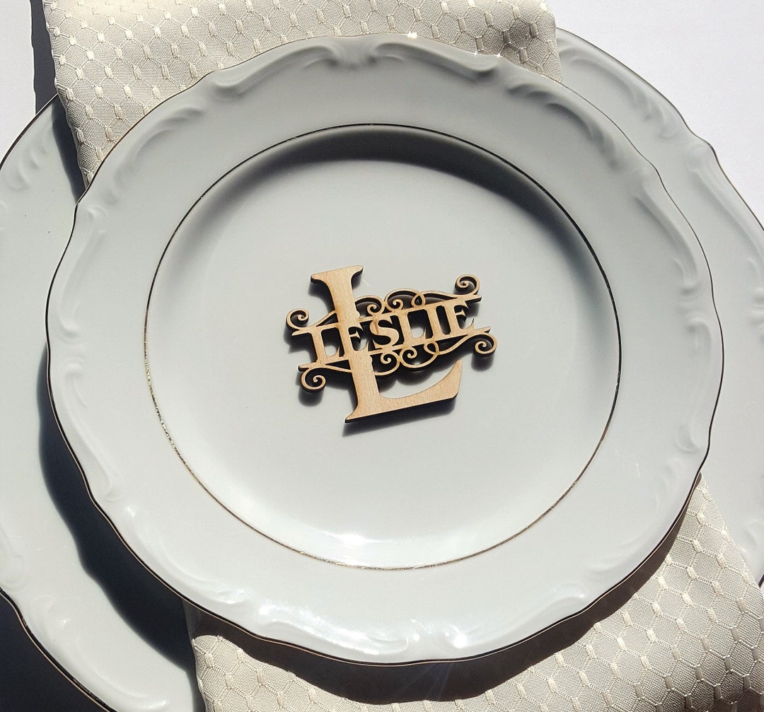 Laser Cut Name Cards Custom Place Cards Wedding Name Tags Etsy