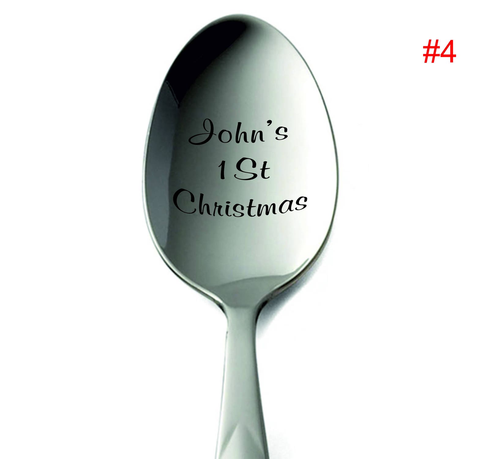 Baby First Christmas Silver Spoon New Baby Christmas Gift Etsy UK