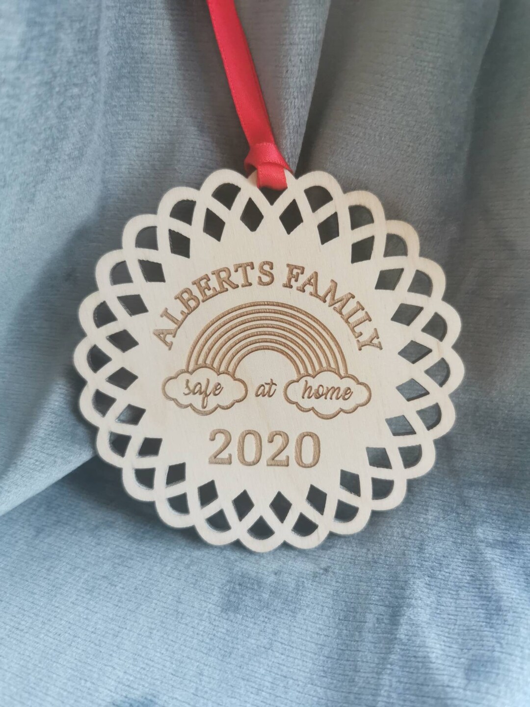 Lockdown Keepsake Bauble Personalized 2020 Christmas Etsy