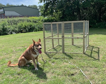 PetSafe Galvanized Mesh Enclosure: Expandable Indoor/Outdoor Pen (3ft x 2ft Panels)