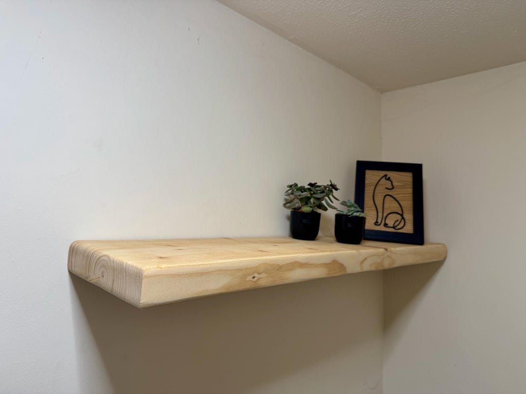 Rustic Reclaimed Wood Floating Shelf – Handmade in Yorkshire - Etsy UK