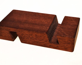 Solid Hardwood Multiple Angle Phone Stand