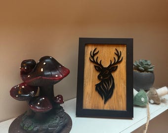 3D Woodland Animal Wall Art – Handmade Framed Nature Decor